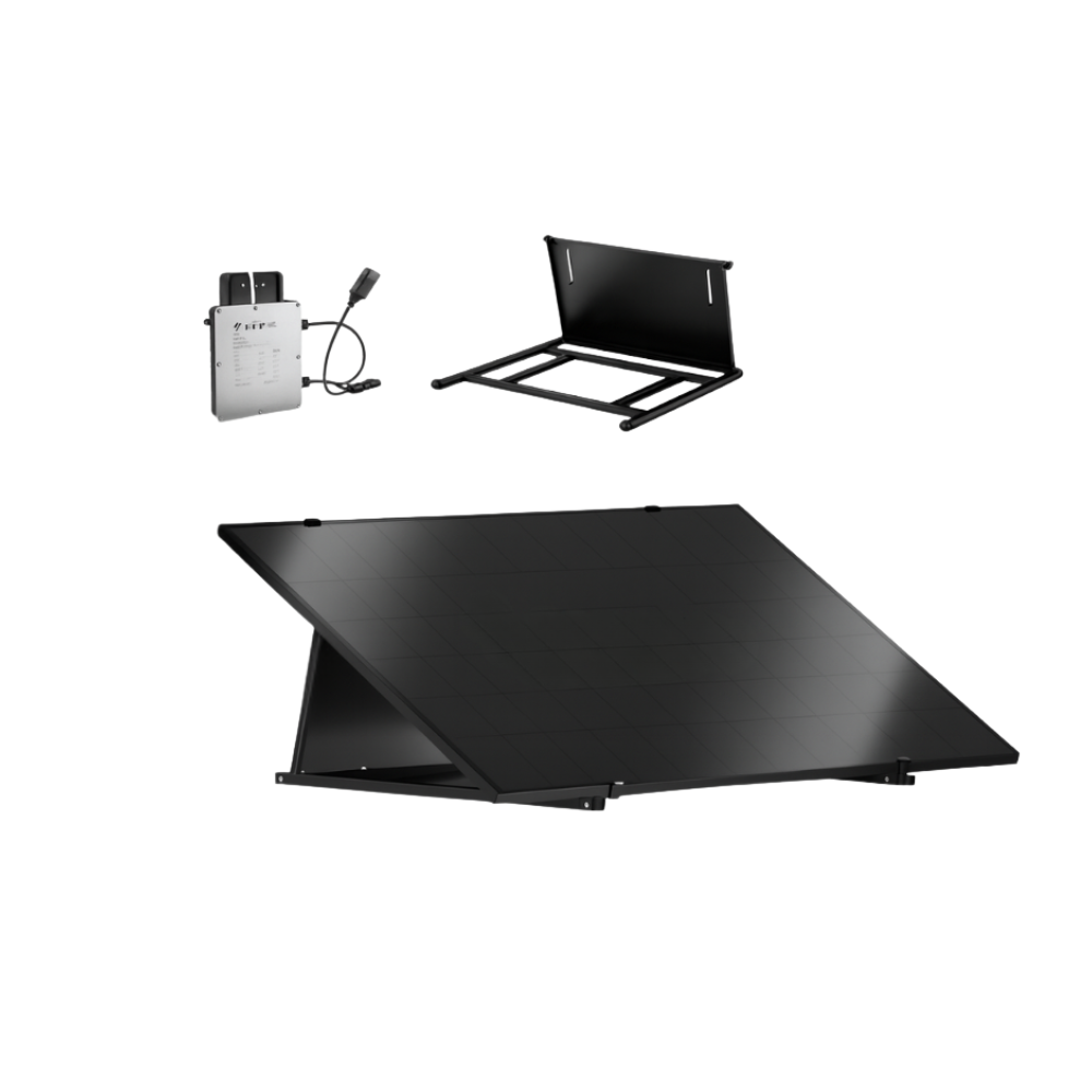 Plug & Play 800W solar kit – Self-consumption – Full Black