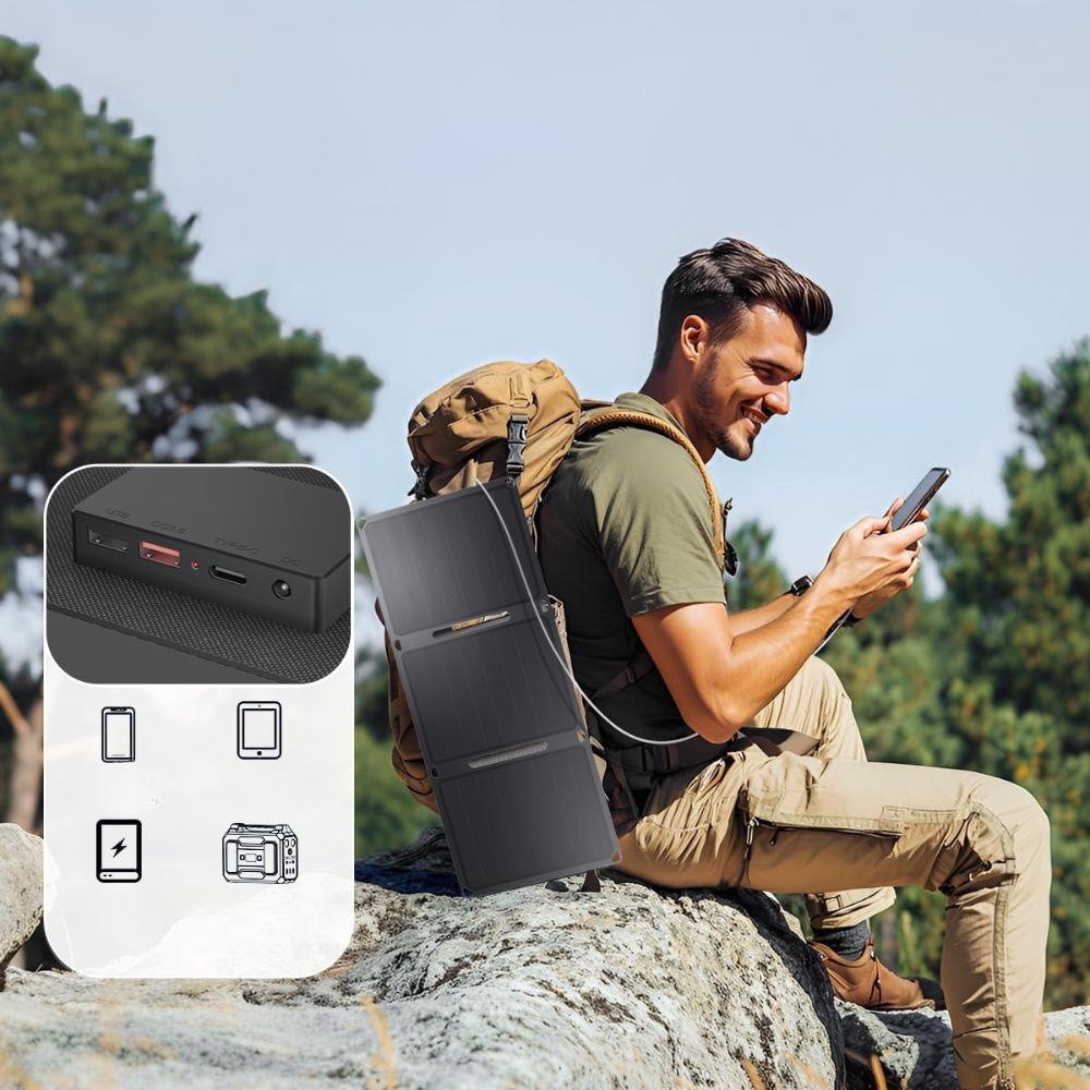 30W Portable Solar Panel
