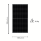 720W TOPCon Bifacial Monocrystalline Photovoltaic Panel