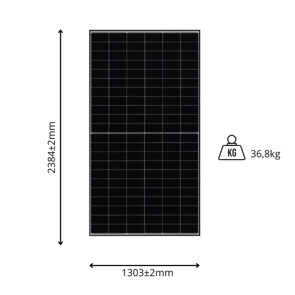 720W TOPCon Bifacial Monocrystalline Photovoltaic Panel