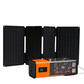 100W PORTABLE POWER STATION + PORTABLE SOLAR PANEL