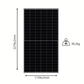 630W TOPCon Bifacial Monocrystalline Photovoltaic Panel