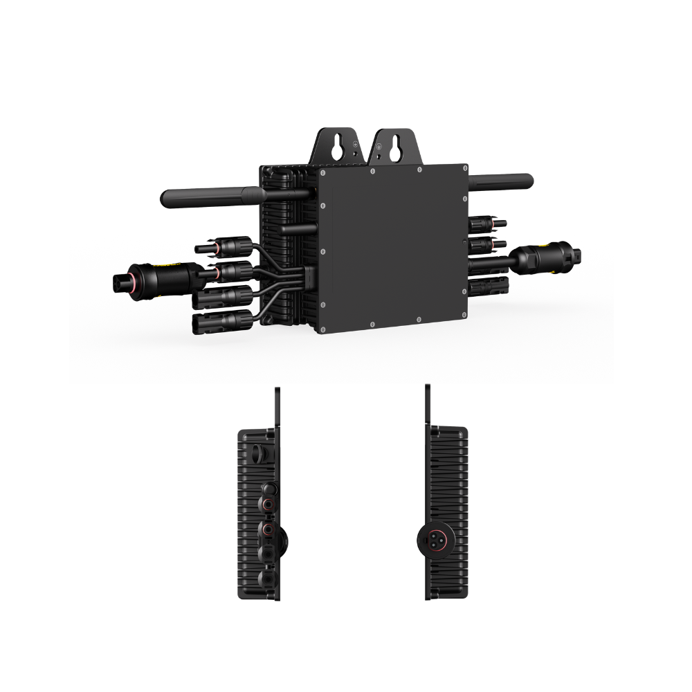 800W WiFi Solar Microinverter – Plug & Play