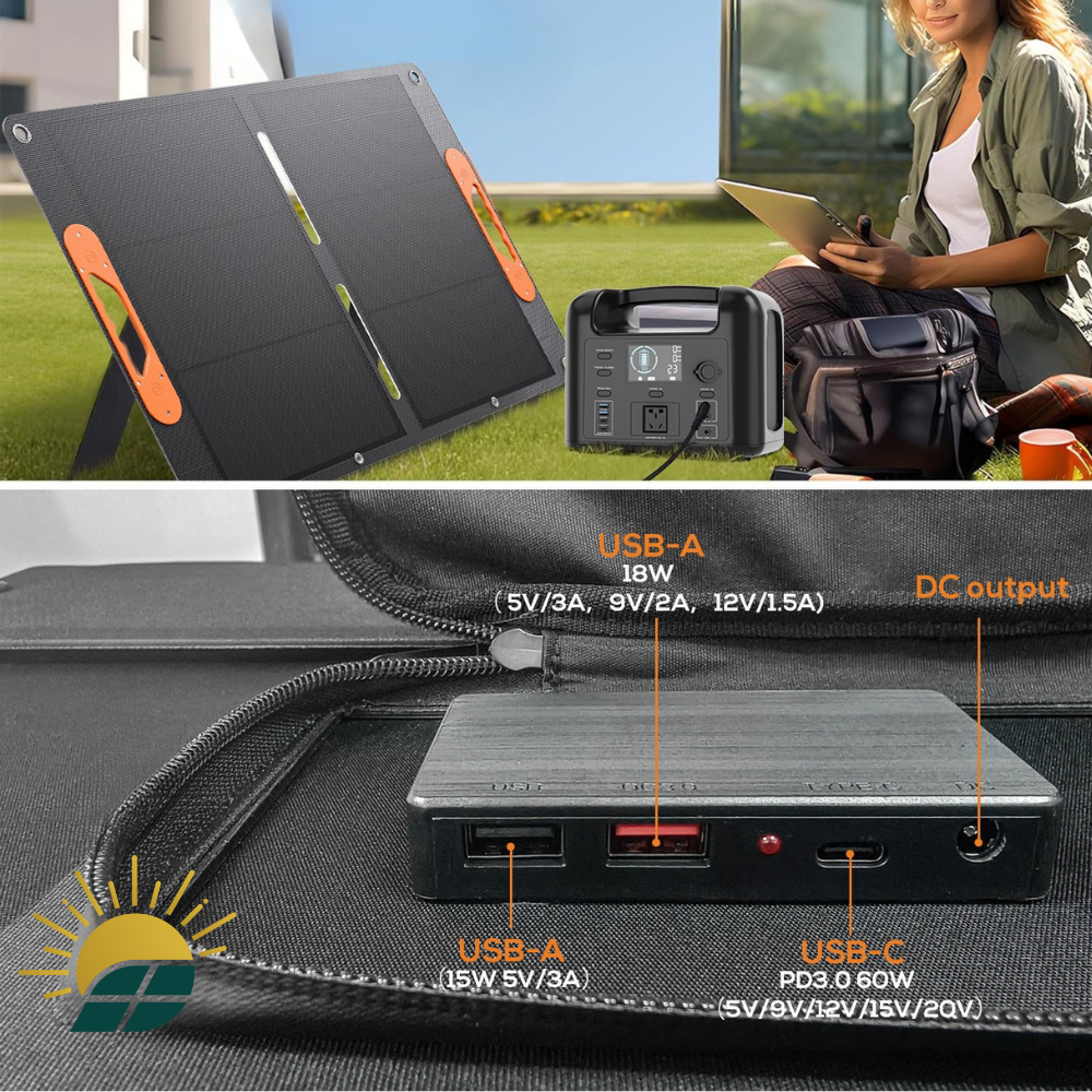 100W Portable Solar Panel
