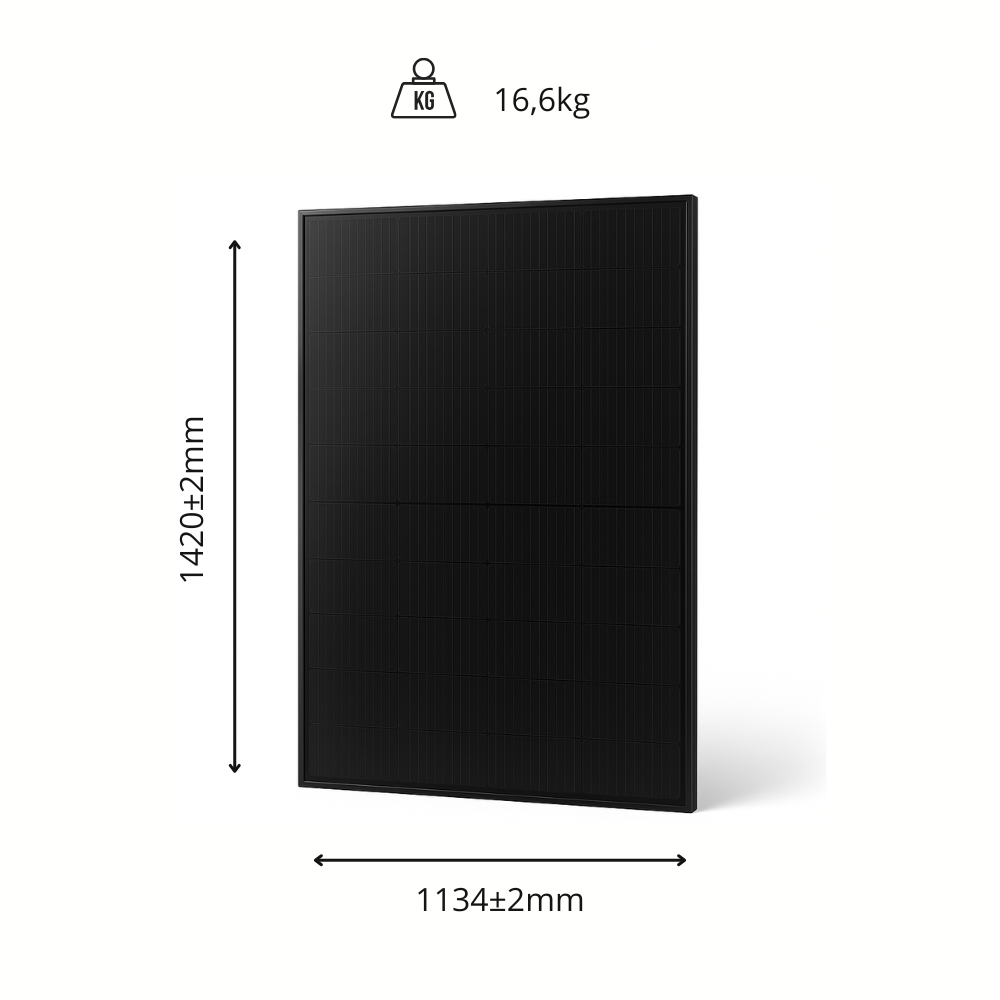 Set of 2 Monocrystalline 340W Photovoltaic Panels