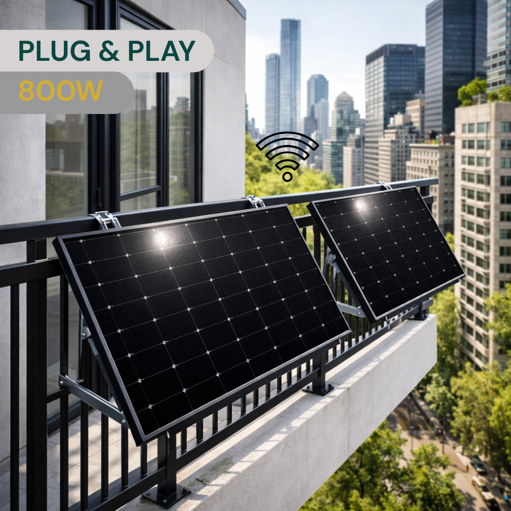 Kit solaire Plug & Play 800W - Autoconsommation - Silver